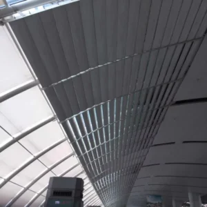 Exterior Sun Shading Aluminum Alloy Louver Shutter Roof for Villa Office Modern and Shopping Mall Design