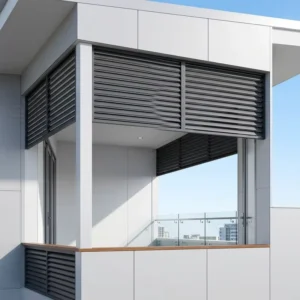 Exterior Wall Decoration Material Sun Louver Aluminum Profile for Building