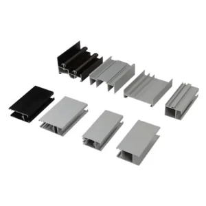 Extruded Aluminum 6000 Series Anodized Profile Door Frame with Cutting Bending Welding Services