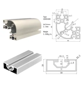 Extrusion 4040 Aluminum Profile Extruded Aluminum Profiles Custom Extruded Tooling