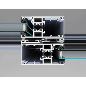 Extrusion Aluminium Profiles for Mount Insulation Windows Frames Aluminum Broken Bridge Window