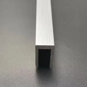 Extrusion Aluminum Profiles 6000 Series Anodized Aluminum U Channel For Glass Shower Doors