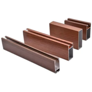 Extrusions Aluminum Profiles Interior Doors and Windows Aluminum Profiles Wood Color Aluminum Profiles