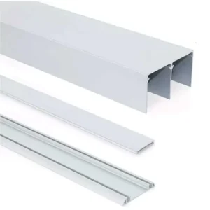 Factory Aluminium Wardrobe Sliding Door Profiles OEM Double Color Wardrobe Design Furniture Bedroom Aluminium Sliding Door
