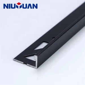 Factory Custom Waterproof L Shape Aluminum Finishing Tile Trim Profile For Wall