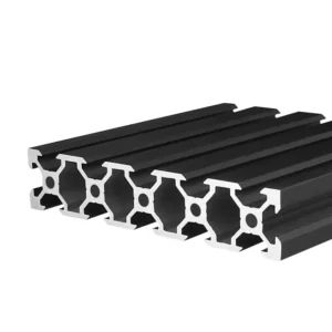 Factory Customized 20100 Black Anodizing V Slot Window Door Industrial Aluminum Profile