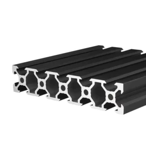 Factory Customized 20100 Black Anodizing V Slot Window Door Industrial Aluminum Profile