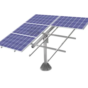 Cost Effective Solar Ground Carbon Steel Single Column Adjustable Angle 0 60 Bracket