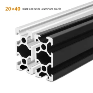 Factory Direct Sale T5 Industrial Aluminum Profile 2040 T Slot V Slot Extrusion Linear Rail for Exhibition Booth Stand Frame