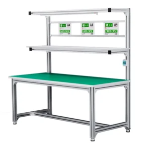 Factory Electronic Assembly Line Work Station Workshop Packing Table Electronic Work Table Aluminum Profile Workbench