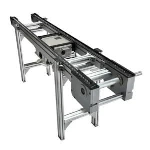 Factory Made Durable Modular Plastic Belt 2-Layer Adjustable Speed Pallet Conveyor Line for Industry