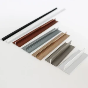 Factory Made in Various Shapes Surface Treatment of T-Bars Aluminum Extruded Aluminum Profiles for Decoration