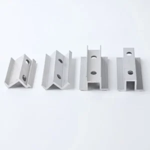 Factory Photovoltaic Solar Accessories Solar Bracket Aluminum Solar Panel Fixing Clamps for Solar Mounting System