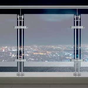 Factory Price Customized Designbalcony Stainless Steel Railing Balustrade Balcony Glass Railing Home Decoration