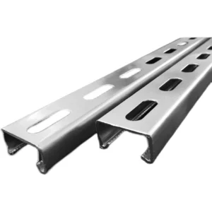 Factory Price U Channel Steel Pv Installation Structure Rails Kit Solar Panel Tracking Mount Frame