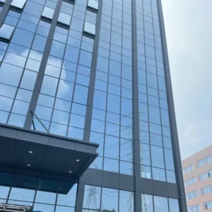 Factory Supply Aluminum Glass Curtain Wall with Double Glazed IGU Panels for Office Hotel Apartment Facade Project Use Export