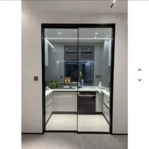 Factory-made Sliding Atrium Door Villa Aluminum Profiles with PT Glass Folding Doors