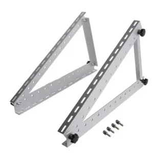 Fast Installation Aluminum Triangle Adjustable Rooftop Solar Panel Mounting Bracket Anodized Surface 10-Year Warranty