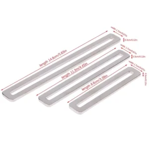 Flat Corner Braces Metal Frame Shelf Support Brackets Universal Nickel Plated Angle Iron Corner Furniture Connector
