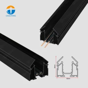 Flexible Stretch Ceiling Rail Lighting DC220V Aluminum Magnetic Track Lighting System for Russia Stretch Ceiling