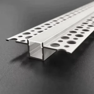 For Ceiling Lighting Strips 20Mm Width Recessed Drywall Plaster Gypsum Aluminum Channel LED Profile