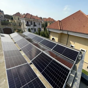 For Easy Install Aluminium Anodized Non-Penetrating Flat Roof Mount Solar Ballast System Structure for Large PV Arrays