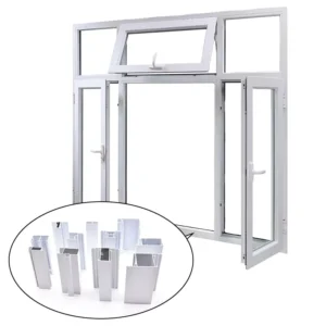 Foshan Aluminum Profile Factory Exported Powder Coated 900 Series Casement Window Aluminum Profiles