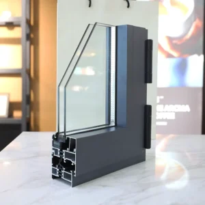Frameless Door Aluminum Profile Extruded Profiles Powder Coated Color