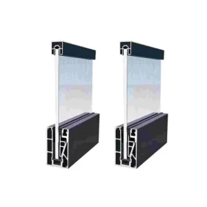 Frameless Staircase Handrail Aluminum Alloy Profile Pre Embedded Ground Slot Surface Mounted Bottom Slot Modern Design