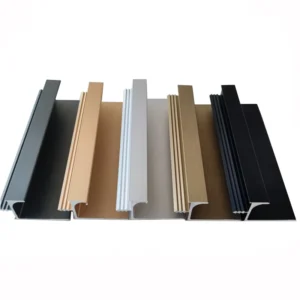 Furniture Decoration Aluminum Surface Color Grain Anodized Processing Extruded Aluminum Profiles