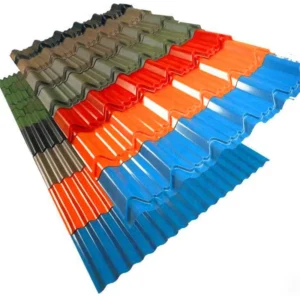 Galvanized Corrugated Steel Iron Roofing Sheets Color Coated 26 Gauge 0.7mm Ppgi 34 Gauge Steel Roof Sheet