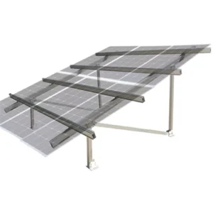 Galvanized Steel Aluminum Alloy Solar Panel Ground Mounting Frames Anodized Surface Solar Carport Aluminum Rail Easy Open Field