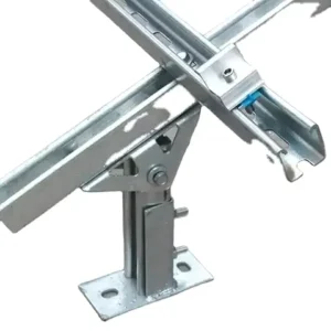 Galvanized Steel C Channel PV Support Solar Mounting Brackets Accessories
