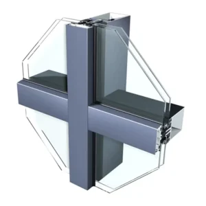 Glass Curtain Wall Aluminium Profile for Nigeria Market