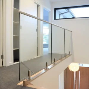 Glass Guardrails for Balcony Hotel Seaside Villas and Shopping Malls Water and Rust Resistant Aluminum Alloy Railing System