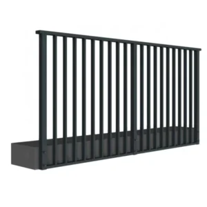 Glass Railing Aluminium Profile Handrail Outdoor Stair Railing Post with Customized Color Aluminium Railing