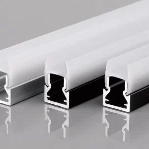 Glass Splint in Aluminium LED Profile for Strip Light Drywall Recessed Channel Compatible with Office Cabinet Lights