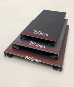 Glue On Aluminum Wall Cladding Profile Frameless Wide Decor Panel No Base for Villa Indoor Commercial Decoration