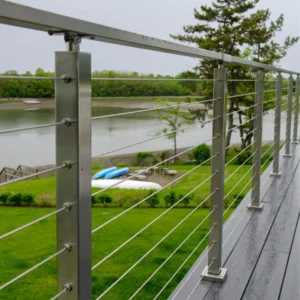 HIMOWAY METAL Hot Sales Surface Mounted Stainless Cable Railing for Stair Railing