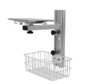 HOCHEY MEDICAL Medical Equipment Aluminium Wall Mounted Mindray Cardiac Monitor Stand for Patient Monitor Hospital