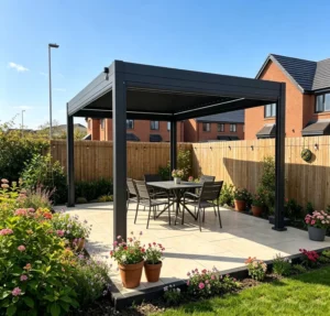 Heavy Duty 4x6m Motorized Aluminum Pergola Louvered Roof Waterproof Bioclimatic Gazebo AS NZS 1170.2 Wind Rated System