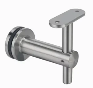 Heavy Duty Handrail Brackets Top Mount Plate Dual Wall Glass Composite Support Bracket Double Fixed Balustrade Handrail