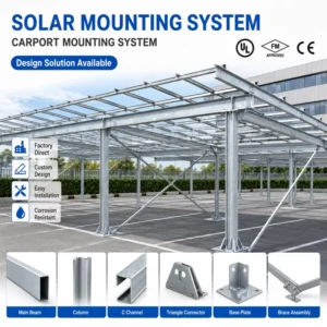 Heavy Duty Solar Racking Solar Mounting Frame for Large Photovoltaic Construction Projects
