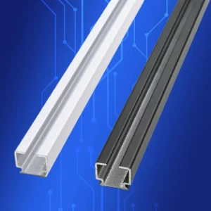Heavy duty Aluminum Alloy Curtain Track with Silent Rollers and Multiple Pulleys Suitable for Living Rooms Studies and Offices