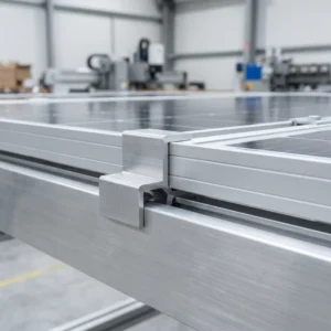 High Efficient CE Certified Solar Roof Clamp Anodized Aluminum Rail Mounting System Framed/Frameless 60m/s Wind Load