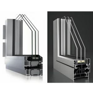 High Performance 6000 Series Industrial Aluminum Frames Sliding Window Profiles Bending Cutting Services for Factory Warehouse