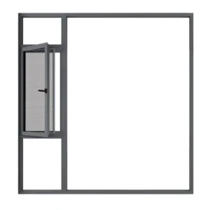 High Performance Aluminum Casement Windows Superior Ventilation Thermal Break Soundproof for Residential Commercial