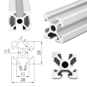 High Precision Aluminum Extrusion Heavy Duty Custom Aluminum Extrusion Profile Black Anodized t Slot Aluminum Extrusion