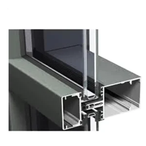 High Quality 6000 Series Aluminum Alloy Silver Anodized Extrusion Curtain Wall Profile Cutting Bending Services for Glass Wall