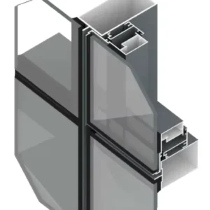 High Quality 6000 Series Glass Wall Curtain Aluminum Profiles with Cutting Bending & Welding Services From China Manufacturer